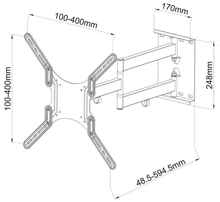 Tv držiak Ergosolid Telfor