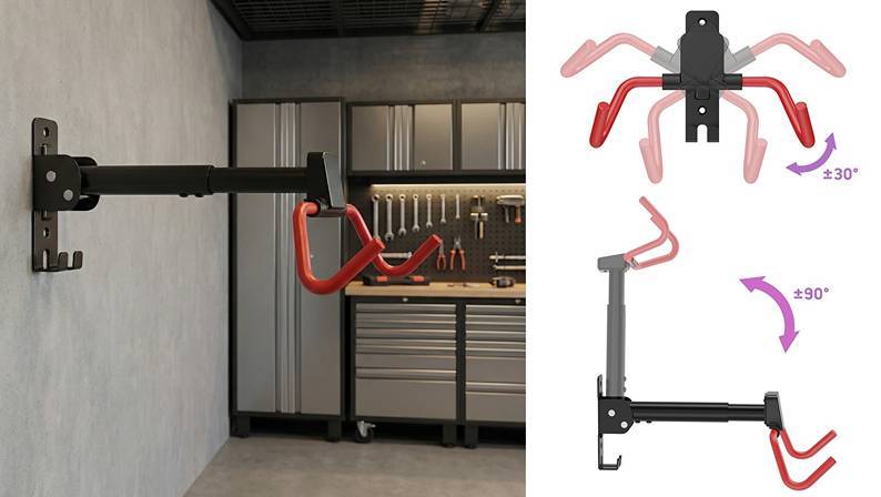 Nástěnný nosič kol Fiber Mounts DNK10 - zaklápěcí polohovatelný držák na kola