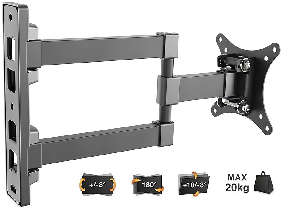 Kvalitný nástenný držiak na televízie a monitory Fiber Mounts FM234