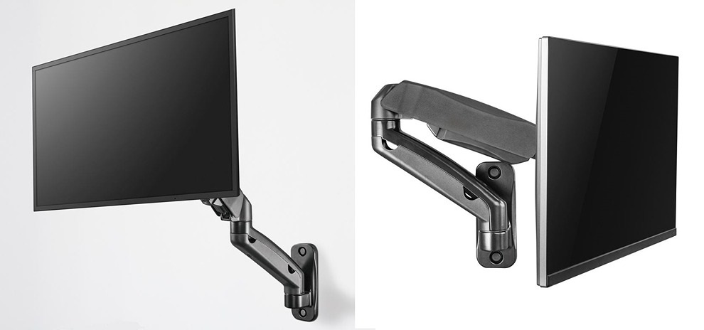 Držiak na zavesenie Tv monitora na stenu s veľkým rozsahom polohovania Fiber Mounts FM31