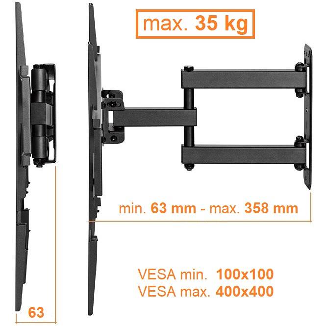 Držiak na televízie Fiber Mounts FM78