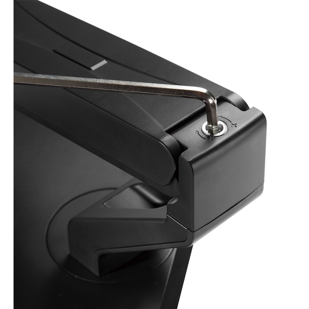 Nastavenie plynovej pružiny na hmotnosť monitora je jednoduché a rýchle - Fiber Mounts Frios