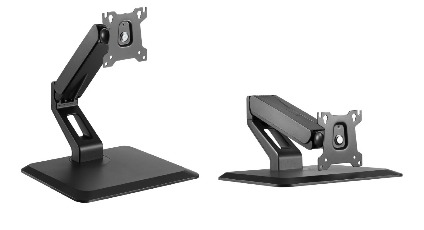 Kedykoľvek ľahko a rýchlo zmeníte výšku aj otočenie obrazovky = držiak monitora Fiber Mounts FRIOS