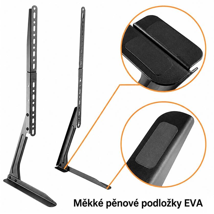 Univerzálne nožičky na televízory aj monitory Fiber Mounts HOLLY