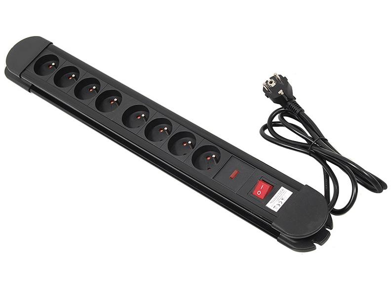 Prepäťová ochrana 2300W 8 zásuviek, dĺžka kábla 150cm Fiber M1CE1