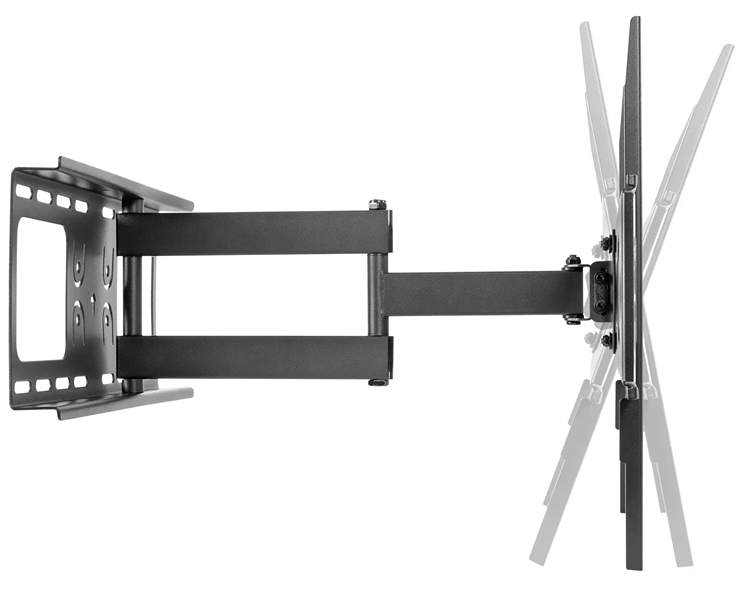 Kvalitný oceľový držiak na zavesenie televízie na stenu Fiber Mounts Solid-4