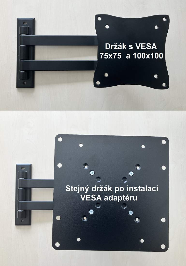 VESA destička instalace na držák Fiber Mounts VESA200