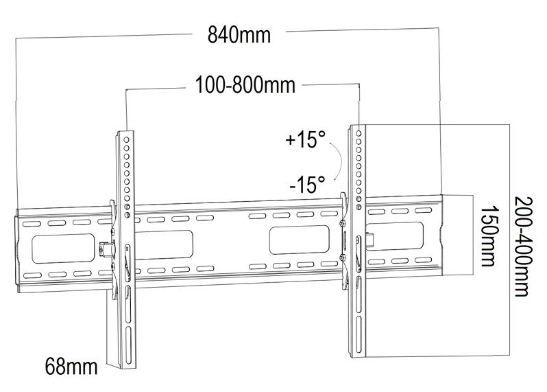 Rozmery_drziaka_Tv_Fiber_Mounts_M4C22
