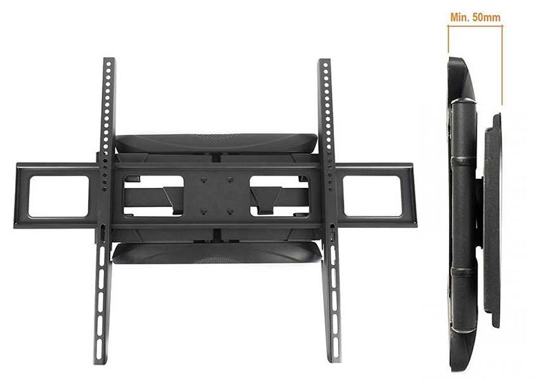 Minimálna vzdialenosť televízie od steny na Tv držiaku Fiber mounts M4C23