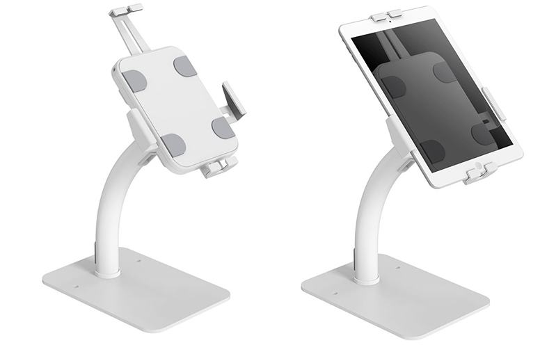 Stojan na tablet iPad / držiak tabletu iPadu Fiber Mounts M4C68W môžete dať na stôl, na stenu alebo pod policu