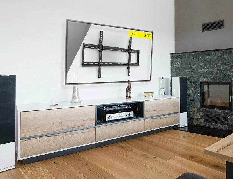 Nástenný držiak na televízie s možnosťou naklápania Fiber Mounts M6C05
