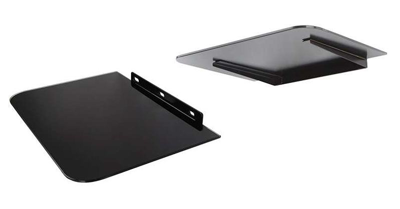 Polička zo skla Fiber Mounts NP738 Polička na stenu zo skla 350x250x5mm Fiber Mounts M7C38
