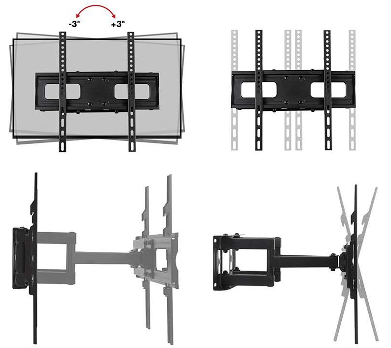 Polohovateľný TV držiak Fiber Mounts M7C88