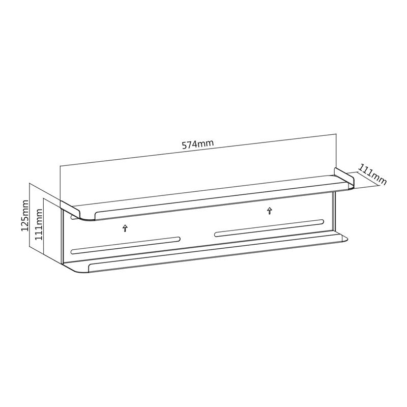 Polička Fiber Mounts M9C04