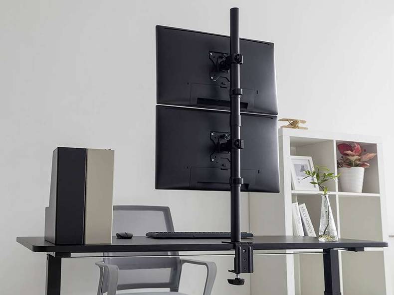 Držiak na 2 monitory nad sebou Fiber Mounts M9C66