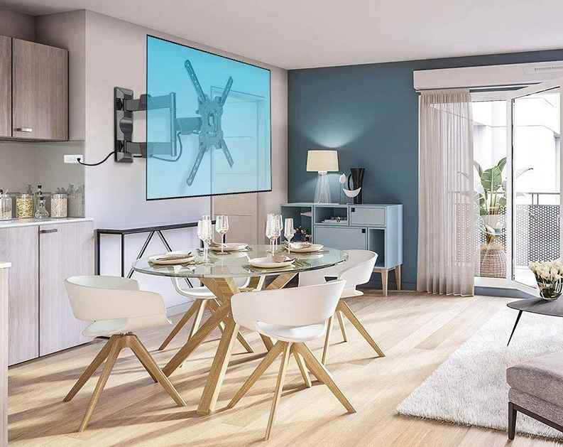 Vynikajúci polohovateľný televízny držiak do vašej kuchyne, obývačky alebo izby Fiber Mounts DF400 za vynikajúcu cenu