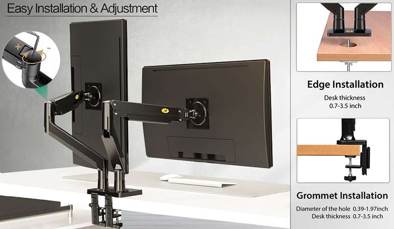 NB G32 držiak monitorov