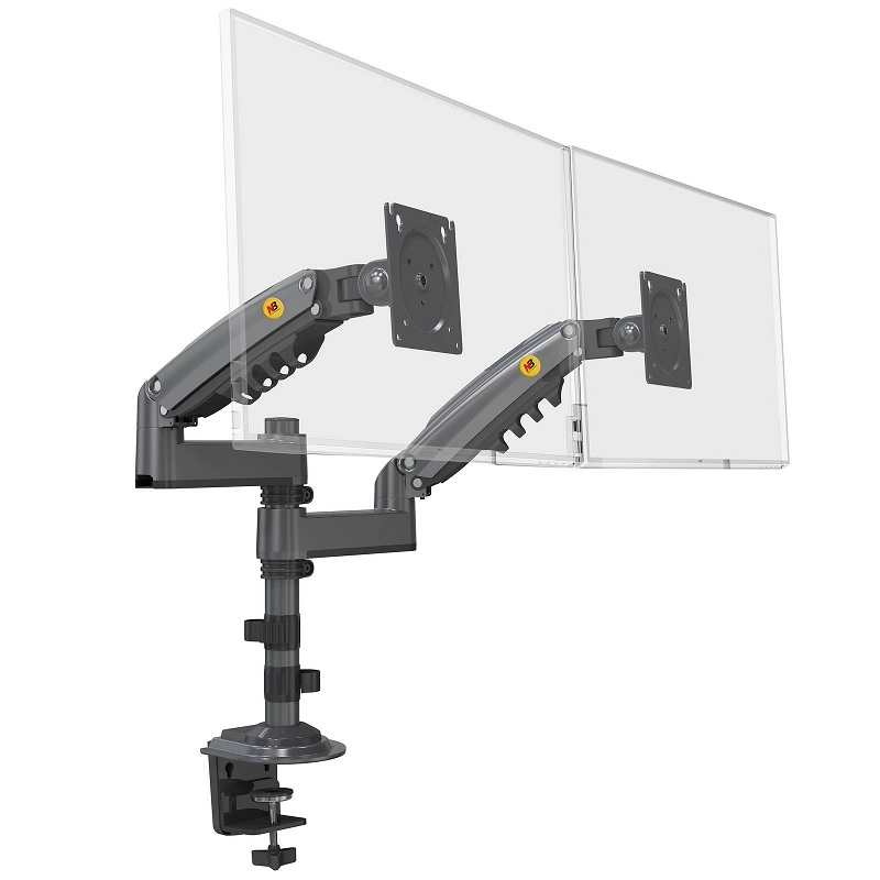 Stolový držiak na monitory do kancelárie pracovne, úplná voľnosť pri polohovaní monitorov NB H180G