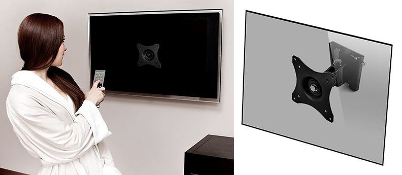 Otočný sklopný rotačný držiak Tv monitora Edbak GD04