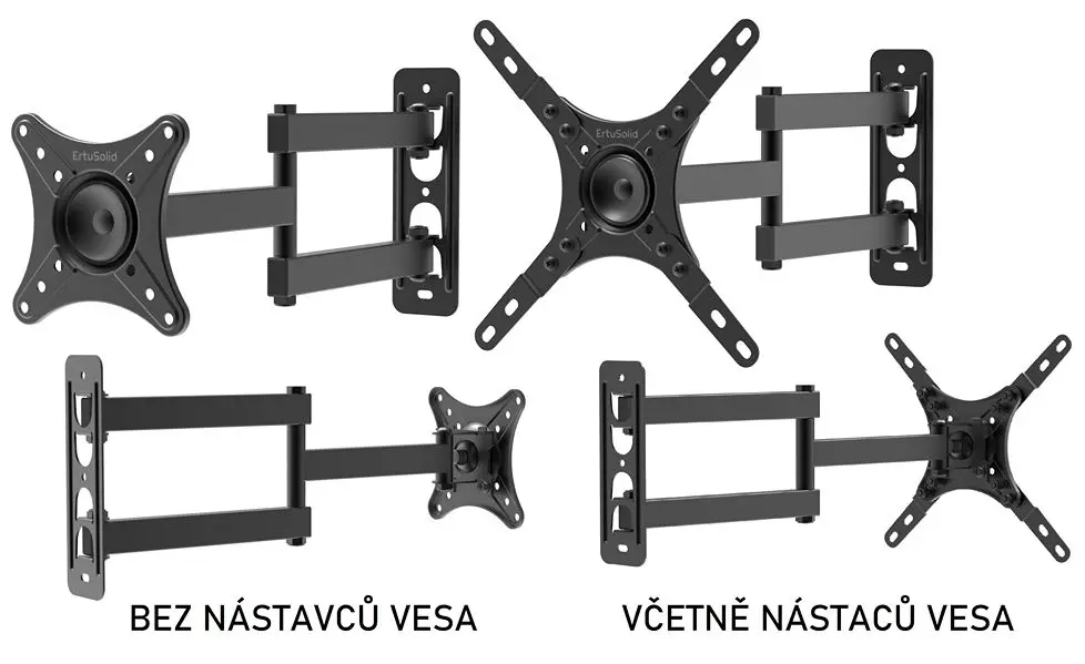 Držiak monitora TV s nastavením pozície ErtuSolid Ceros-M1