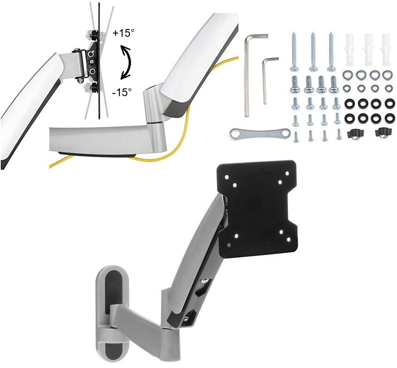 Polohovateľný držiak Tv monitoru Fiber Mounts Fine1