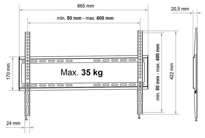 Držiak Tv Fiber Mounts FM02