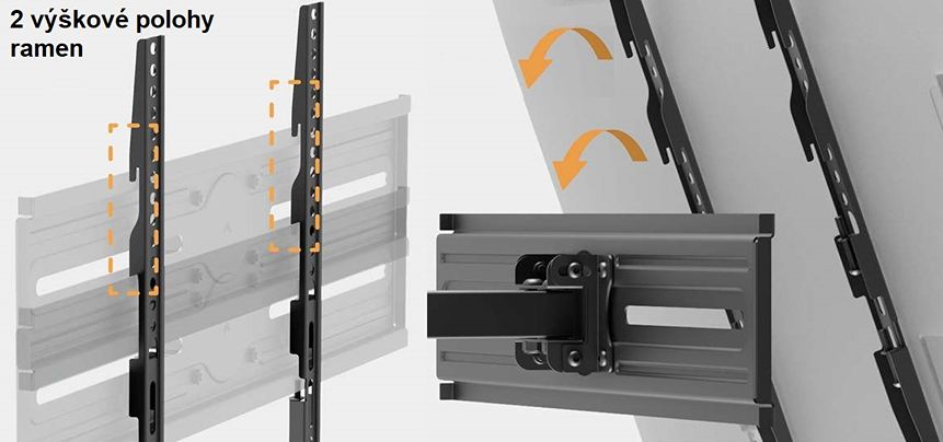 Polohovací TV držiak Fiber Mounts FM81