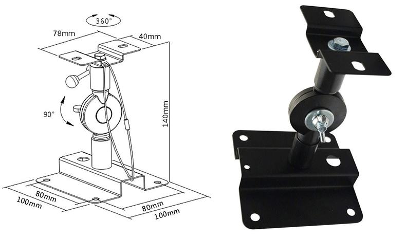 Držiaky na reproduktory Fiber Mounts M5C53