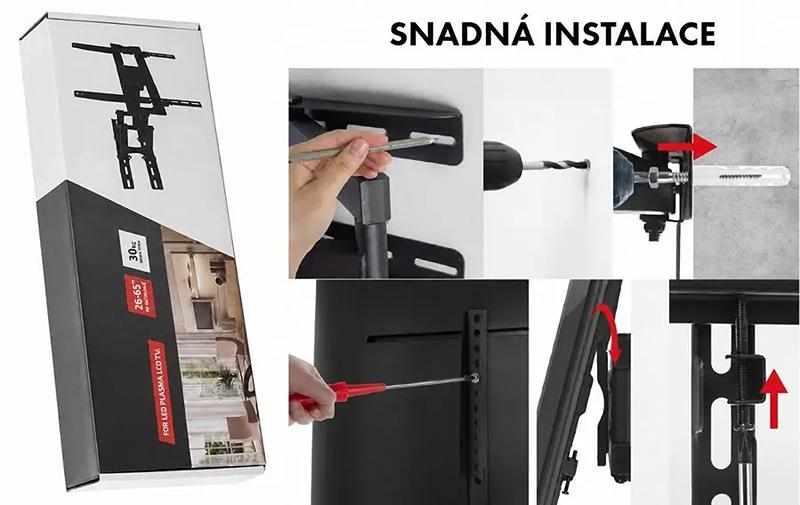 Otočný držiak na televízie Fiber Mounts M7C6