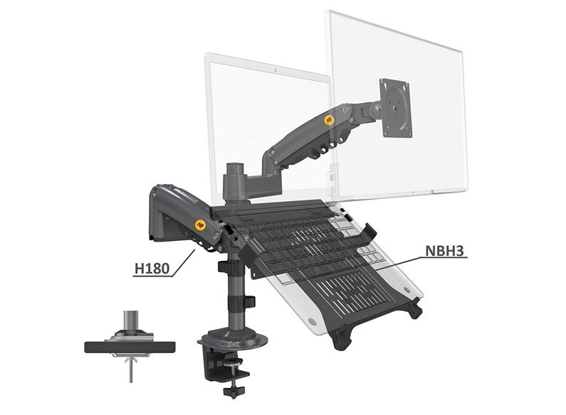 Držiak notebooku a monitora NB H3-H180