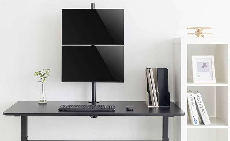 Stolový držiak 2 monitorov Fiber Mounts M9C66