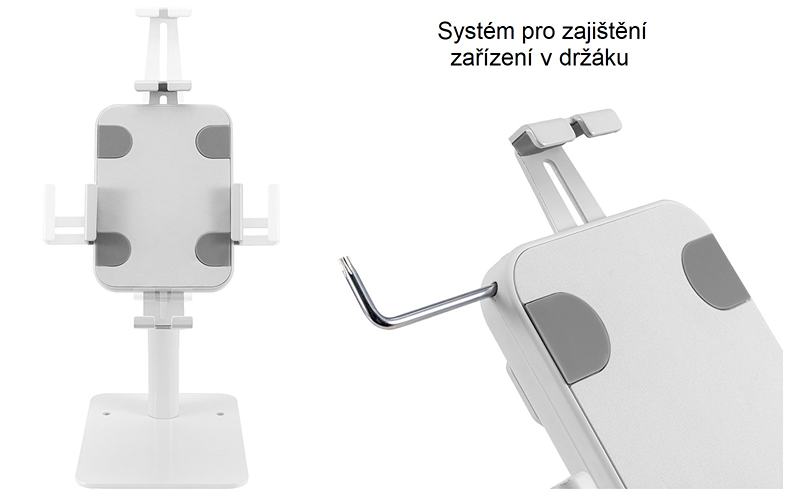 Držiak tabletu stolný alebo nástenný Fiber Mounts M4C68W