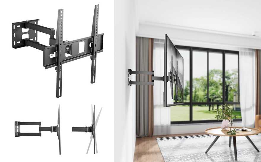 Sklopný a otočný držiak TV Fiber Mounts FM80