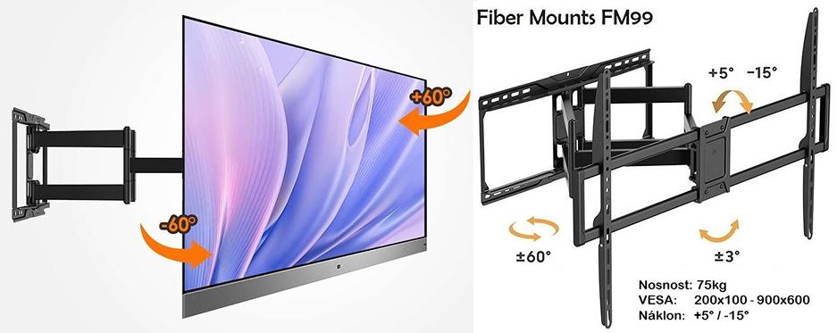 Tv držiak Fiber Mounts Fm99