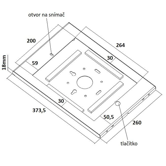 Držiak na tablet Fiber Mounts M9C07W