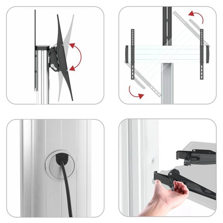 Profesionálny Tv stojan Fiber Novelty FN7000