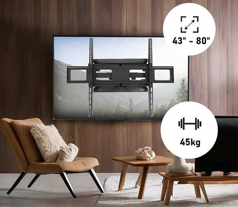 Polohovací držiak Tv Fiber Mounts M4C23