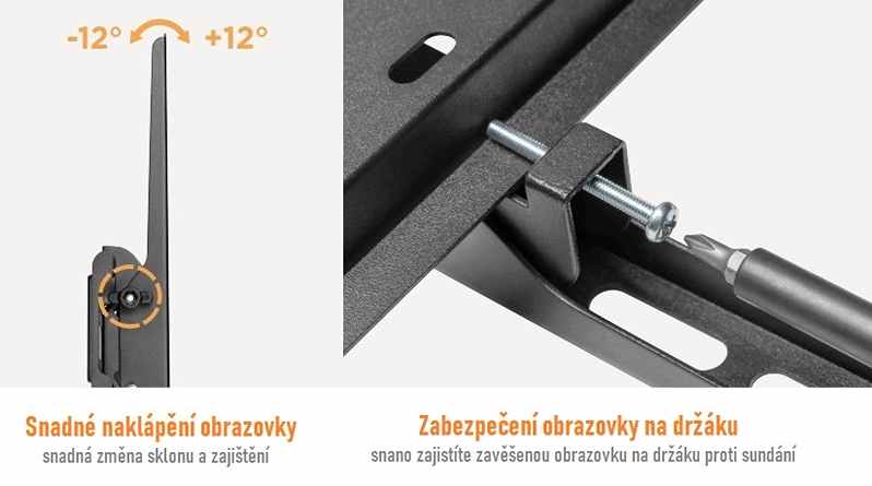 Sklopný televízny držiak Fiber Mounts RICO-2