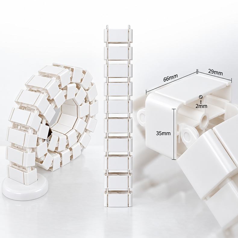 Ergosolid CMP017W - stolný lišta na kabeláž