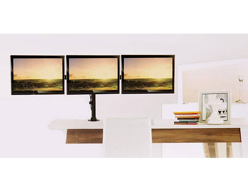 Kancelársky držiak 3 monitorov Fiber Mounts M6C91