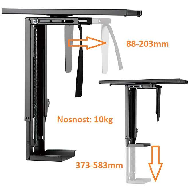 Držiak na PC Fiber Mounts M8C85