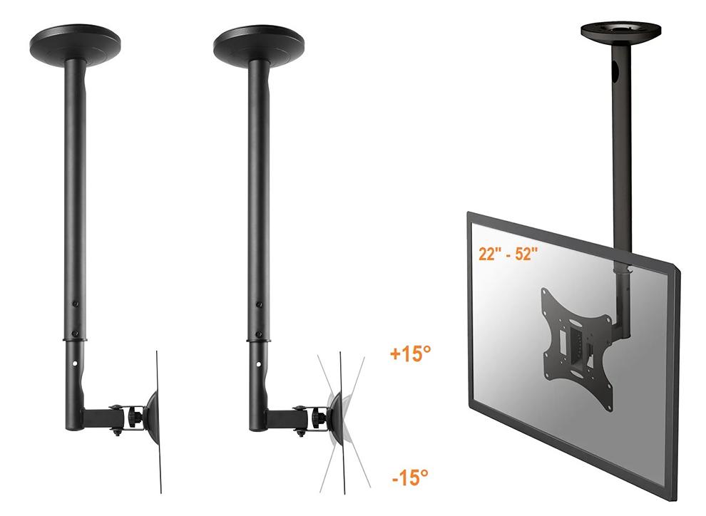Stropný držiak na Tv aj monitory Fiber Mounts BAT01