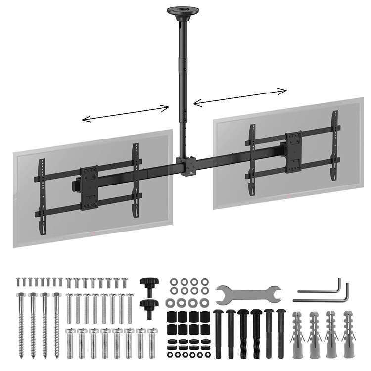 Držiak 2 Tv na strop Fiber Mounts FM111B