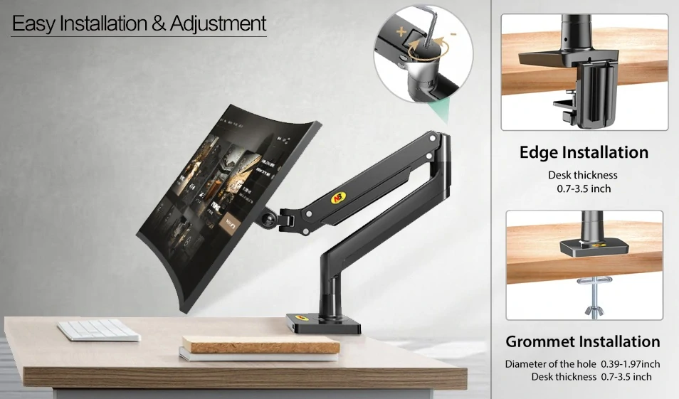 Ergonomický držiak monitora NB G45