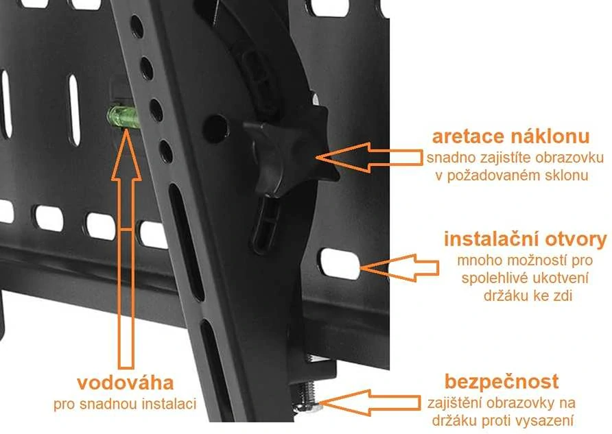 Sklopný držiak na Tv Fiber Mounts M7C78