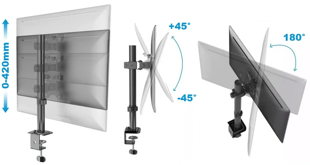 Stolný držiak monitorov Fiber Mounts FM122
