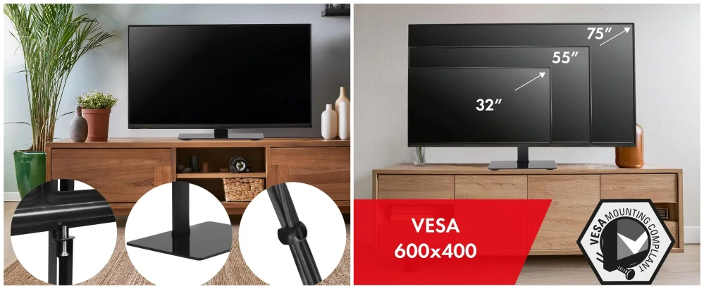 Stolný držiak na TV Fiber Mounts M3C86