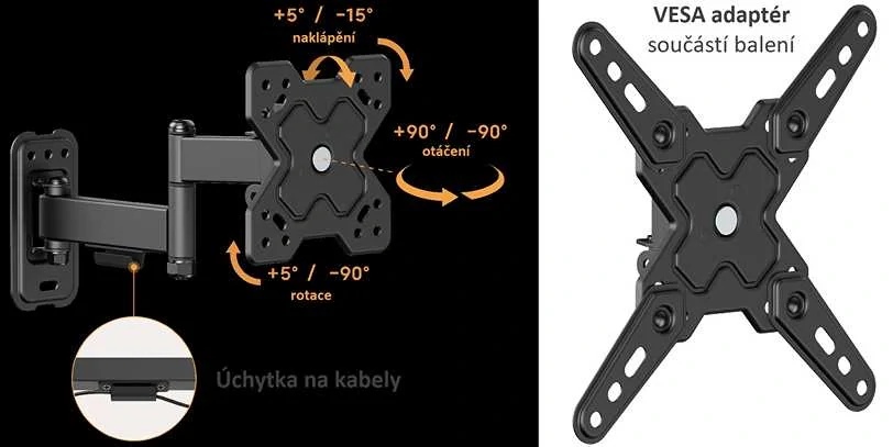 Fiber Mounts FM232 držiak pre monitor alebo televíziu