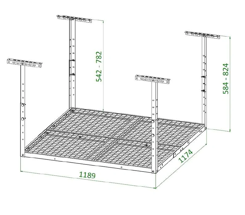 Stropné police Fiber Mounts HO2x2