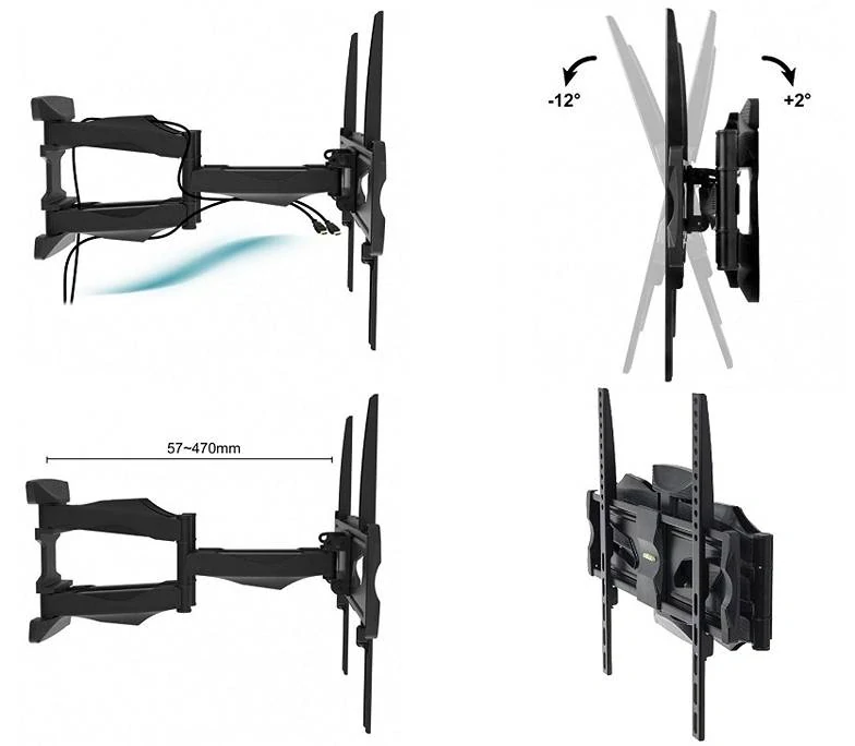 Otočný držiak na Tv Fiber Mounts M7C81
